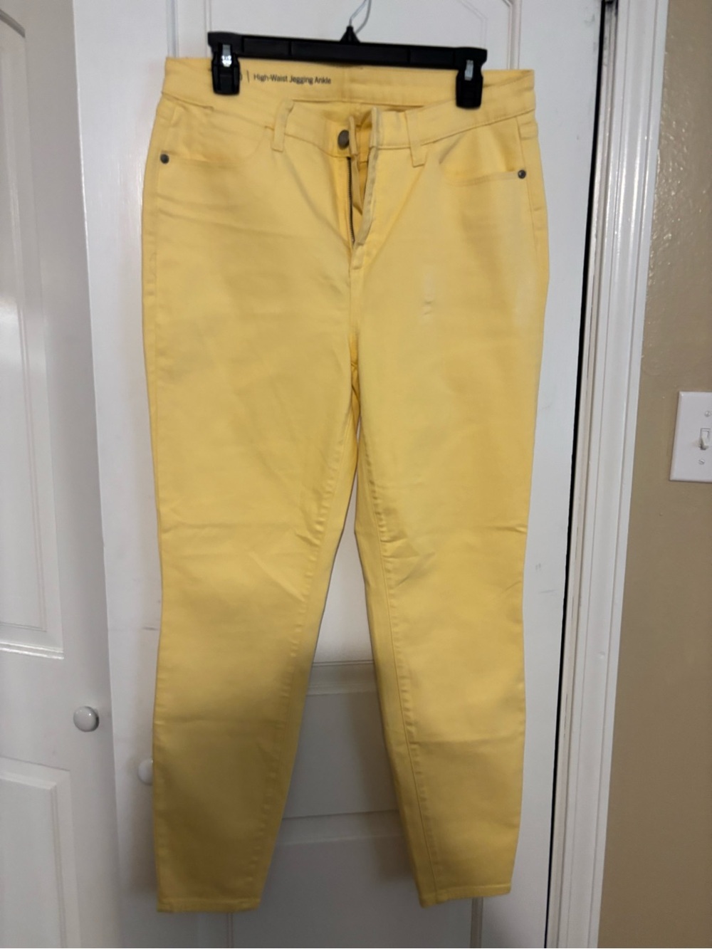 Talbots Yellow High-Waist Jeggings Ankle
